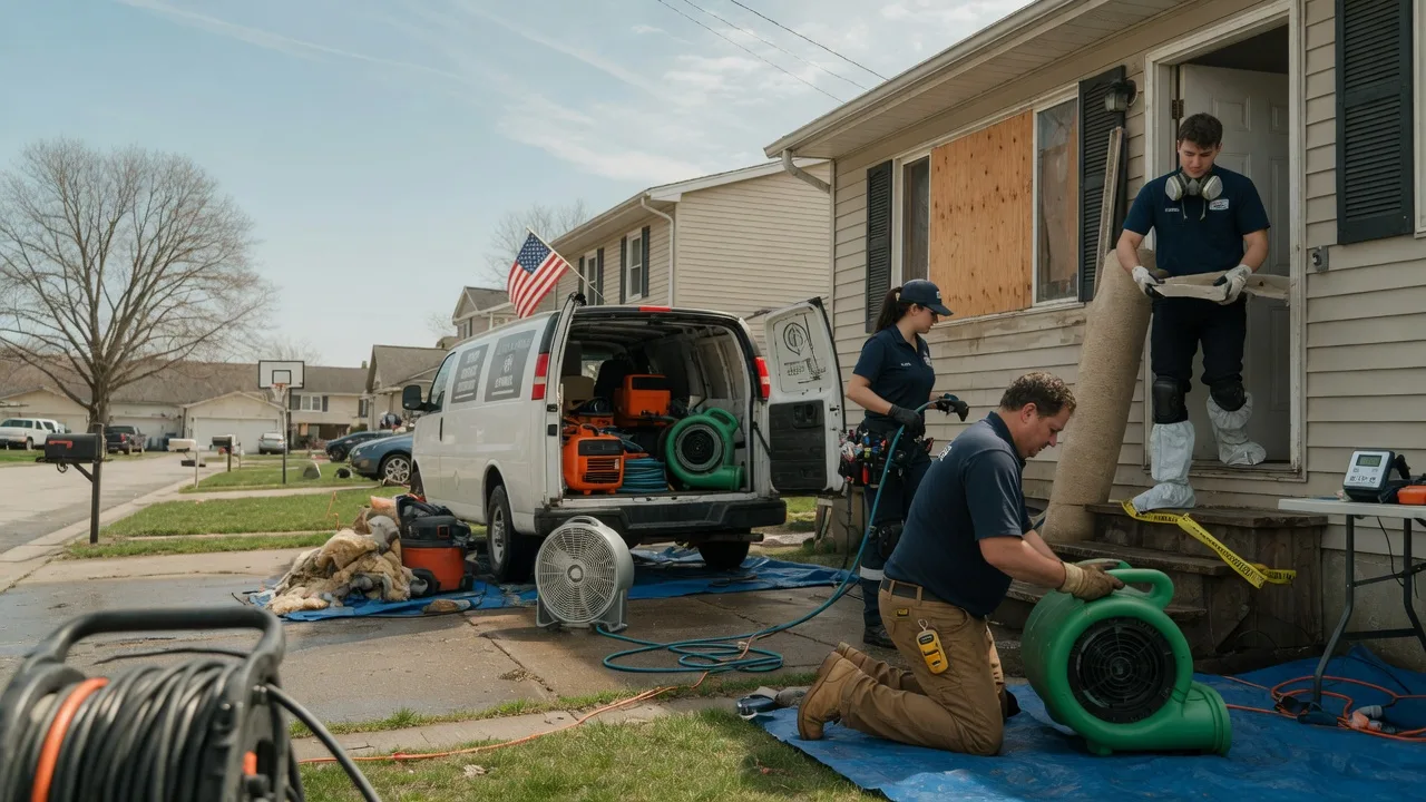 Water Damage Restoration in Spangler, PA near me